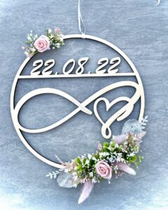 Deko Loop Hochzeit personalisiert