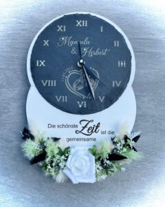 Uhr Hochzeit Geschenk personalisiert
