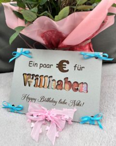 Gutschein Geldgeschenk